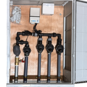 ארון השקיה לגינון 4 הפעלות AC בקר גלקון